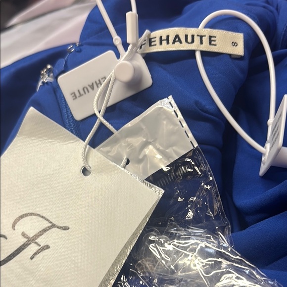 Asymmetrical Blue Dress - Picture 2 of 2